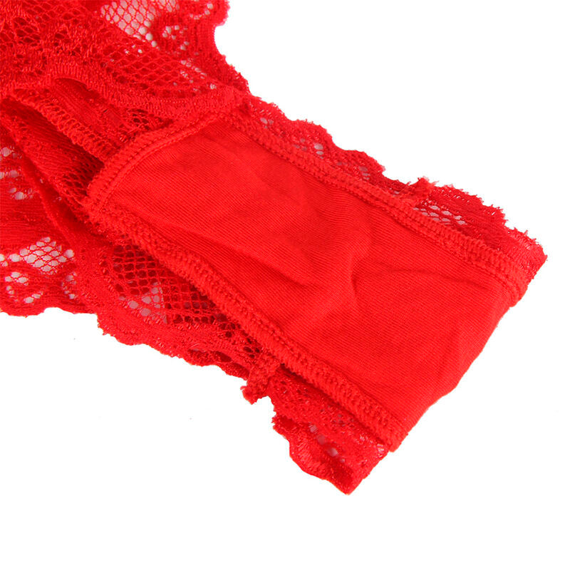 Subblime - 953973 body sexy a volants + ceinture rouge s/m