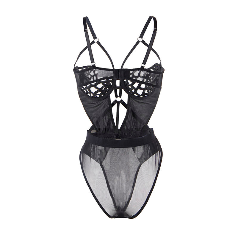 Subblime - 954055 body sexy en dentelle noir s/m