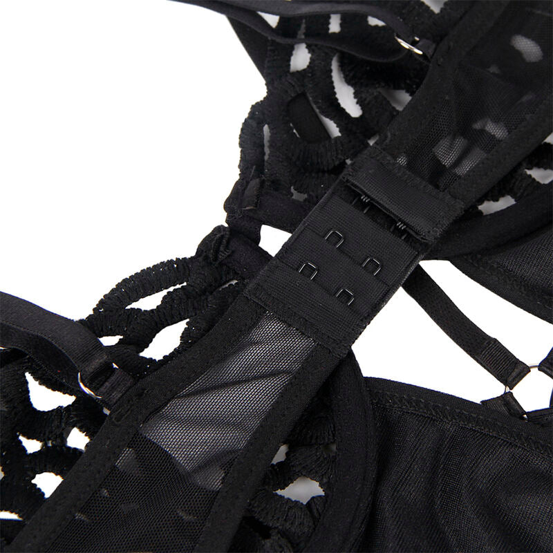 Subblime - 954055 body sexy en dentelle noir s/m