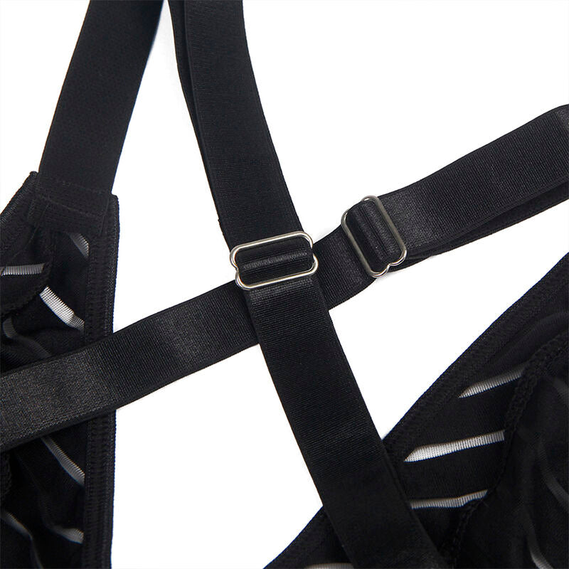 Subblime - 954147 body avec porte-jarretelles noir s/m