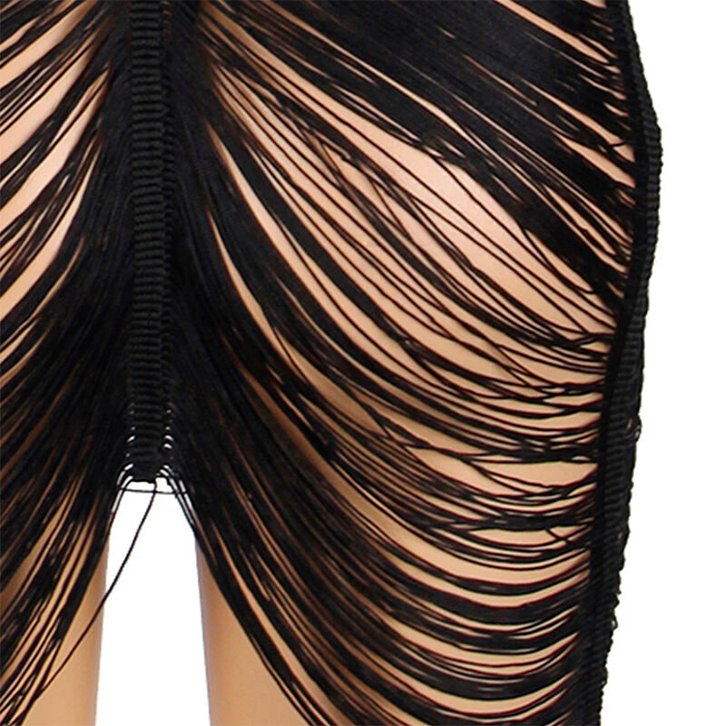 Subblime - 954239 robe à bretelles + string noir l/xl