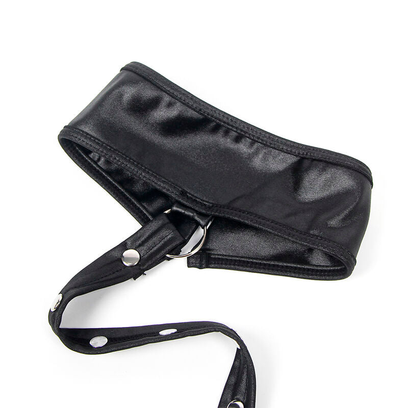 Subblime - 954406 robe bondage en cuir noir s/m