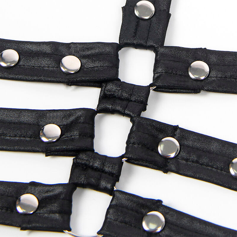 Subblime - 954413 body bondage en cuir noir l/xl