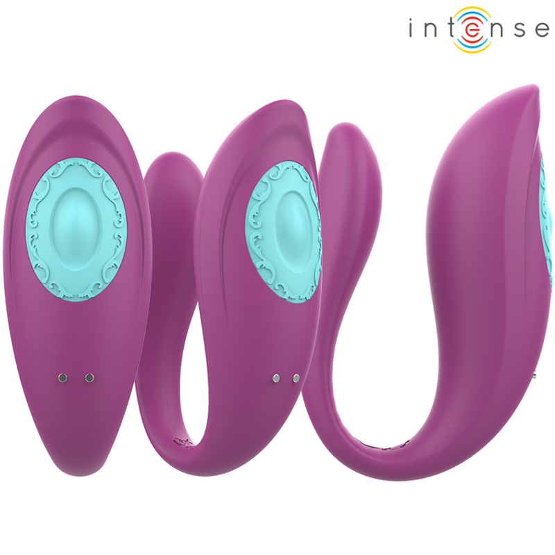Intense – Stimulateur en U pour couple avec télécommande Annie – Violet