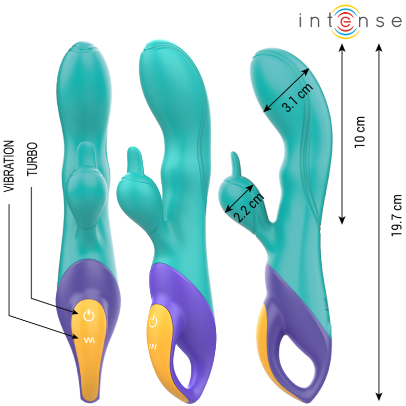 Intense - fred vibrateur rabbit bleu