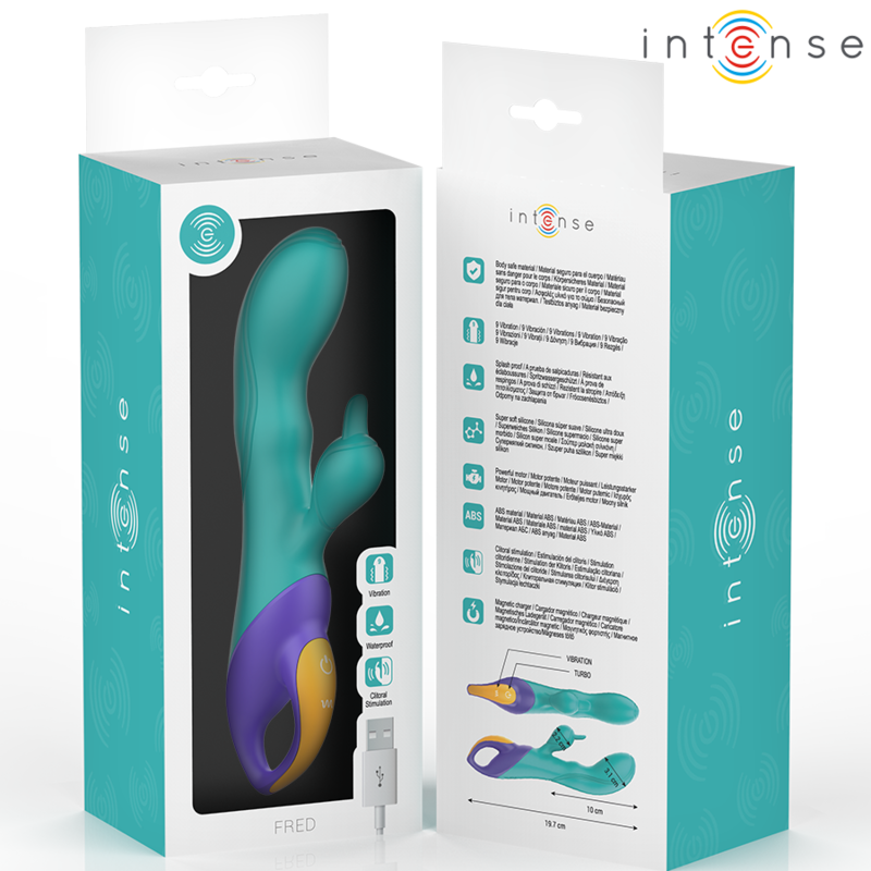 Intense - fred vibrateur rabbit bleu