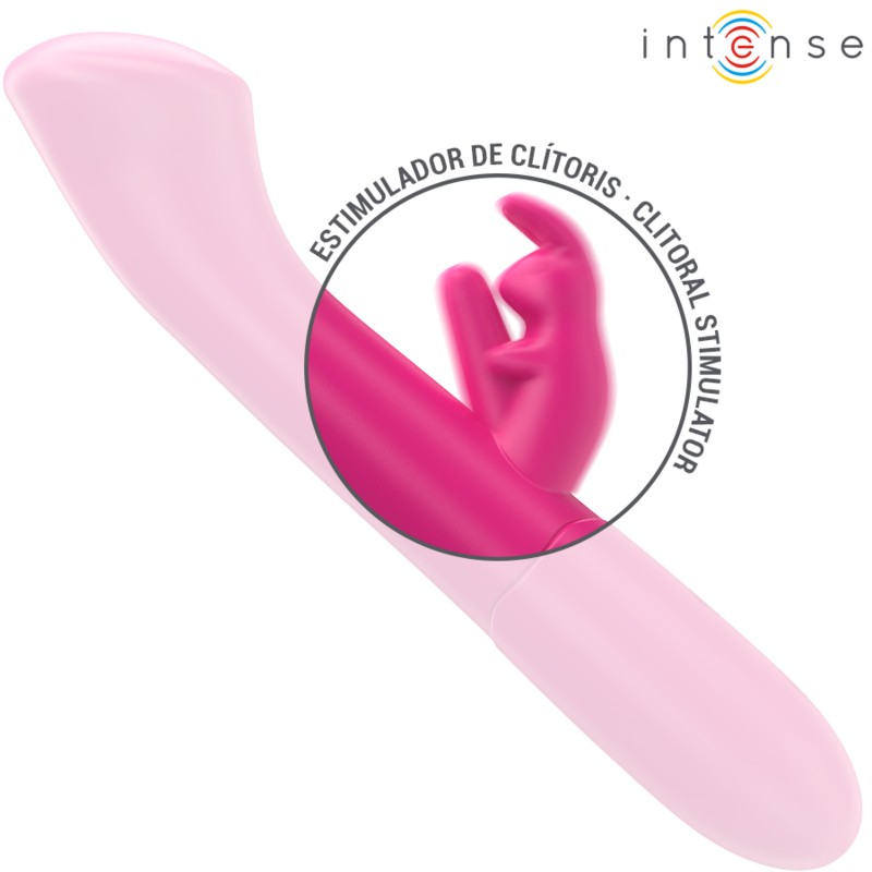 Intense - julieta vibrateur rabbit 18,6 cm 10 vibrations rose