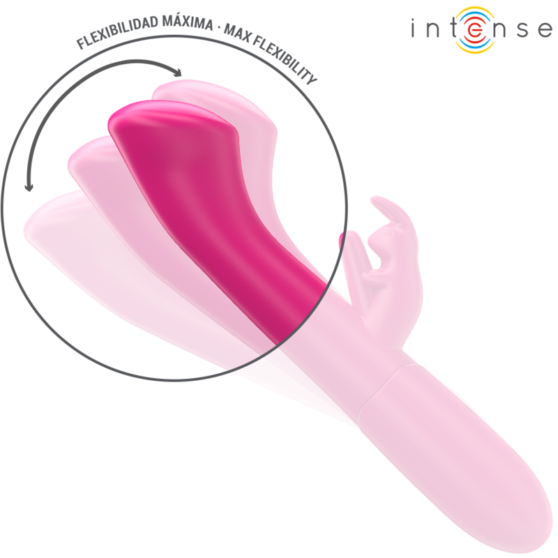 Intense - julieta vibrateur rabbit 18,6 cm 10 vibrations rose