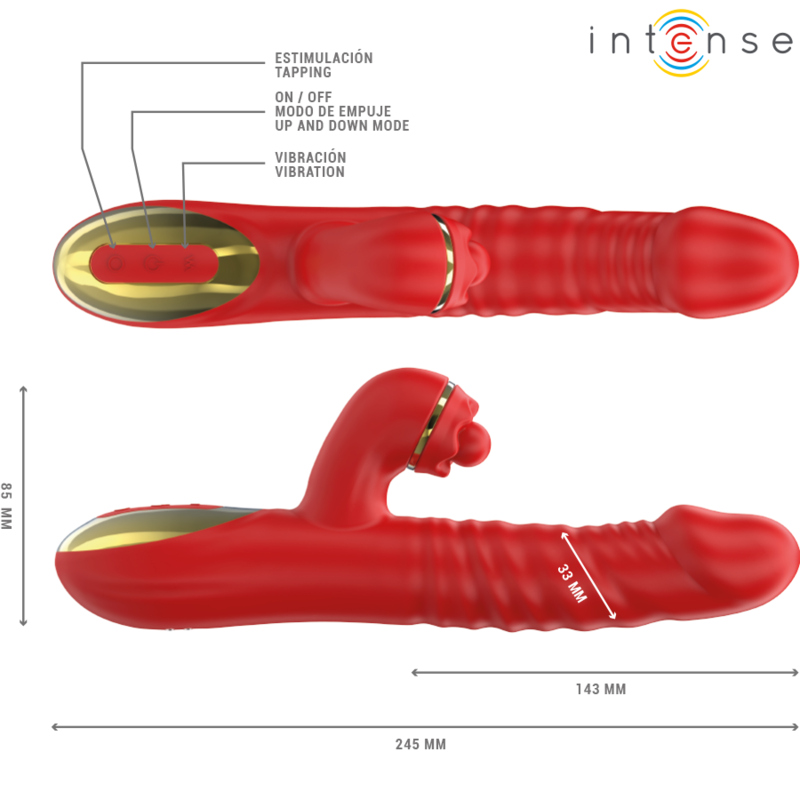 Intense - thalia vibration & poussée & tapping rouge