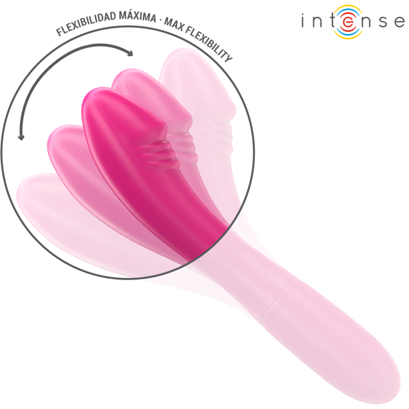 Intense - belinda vibrateur 19 cm flexible 10 vibrations rose