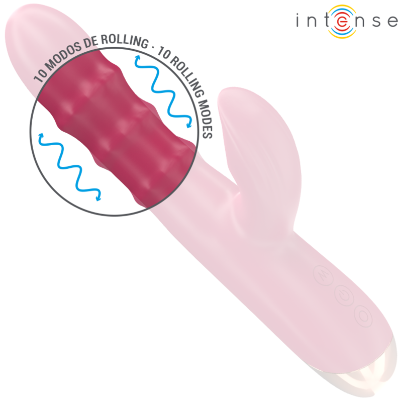 Intense - chloe vibrateur multifonction 3 en 1 rouge