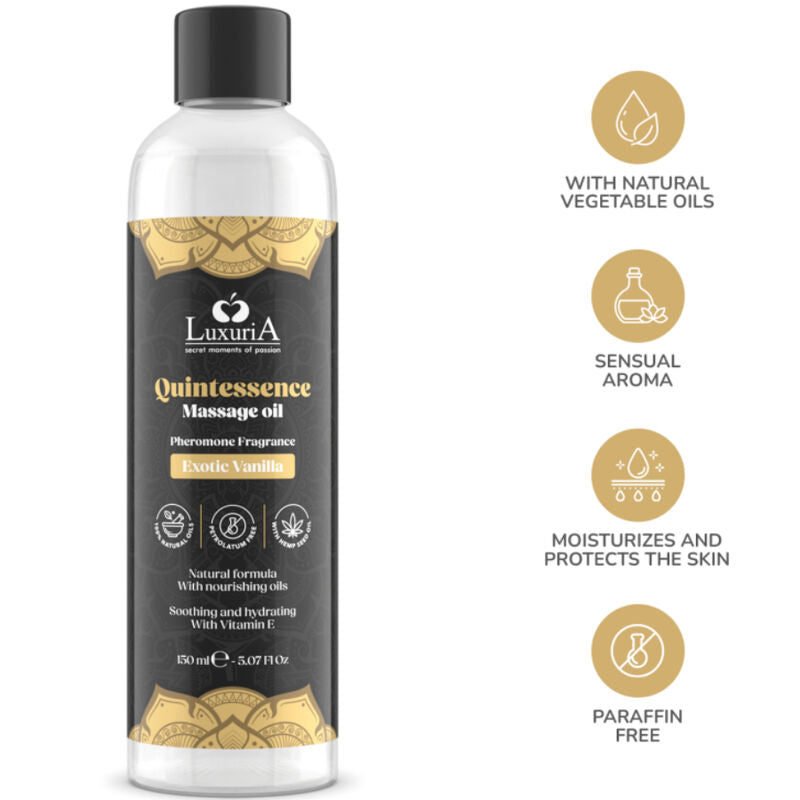 Intimateline luxuria - aceite de masajes vainille exotique 150 ml