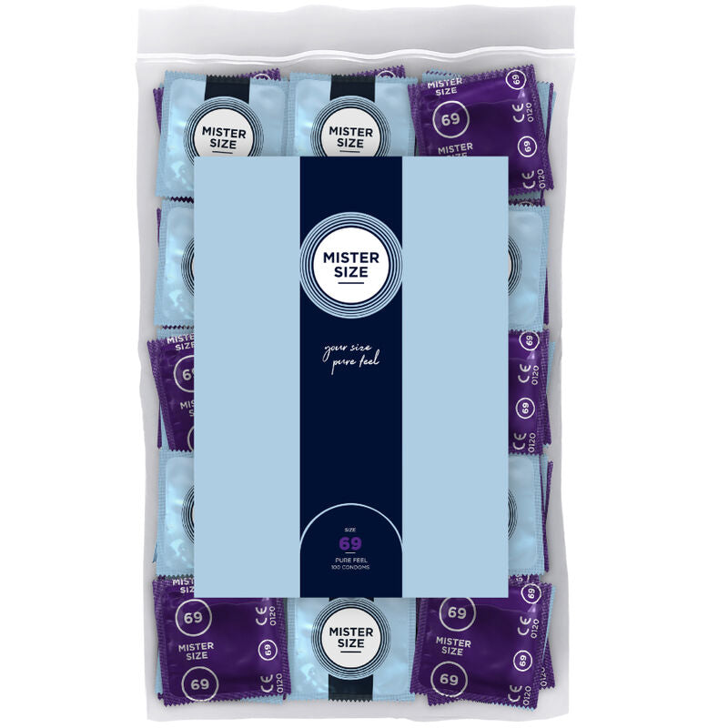 Mister size - préservatifs taille xxxl 69 mm (100 unités)
