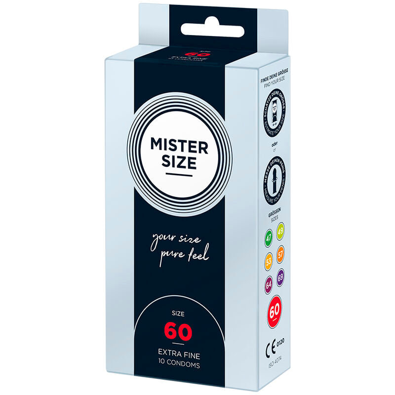 Mister size - préservatif taille xl 60 mm (10 unités)