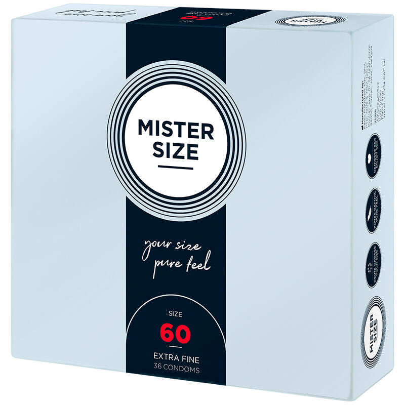 Mister size - préservatif taille xl 60 mm (36 unités)