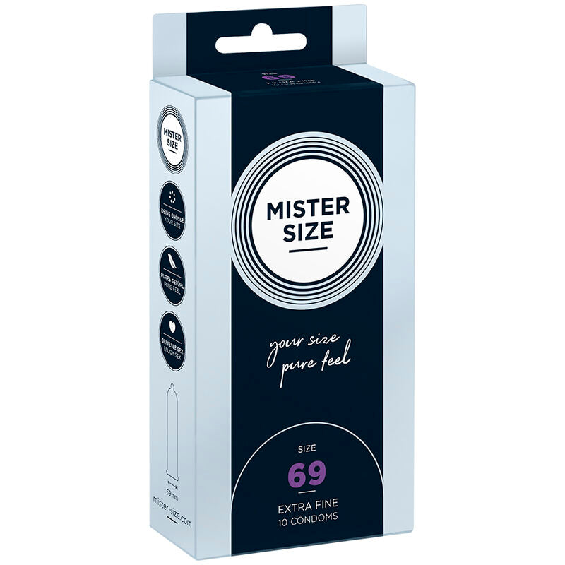 Mister size - préservatifs taille xxxl 69 mm (10 unités)