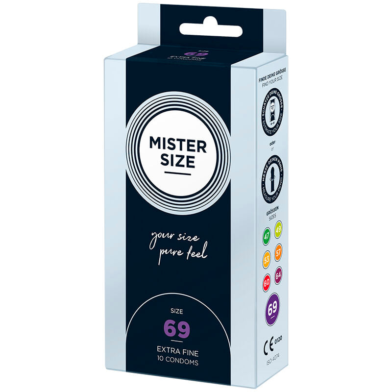 Mister size - préservatifs taille xxxl 69 mm (10 unités)