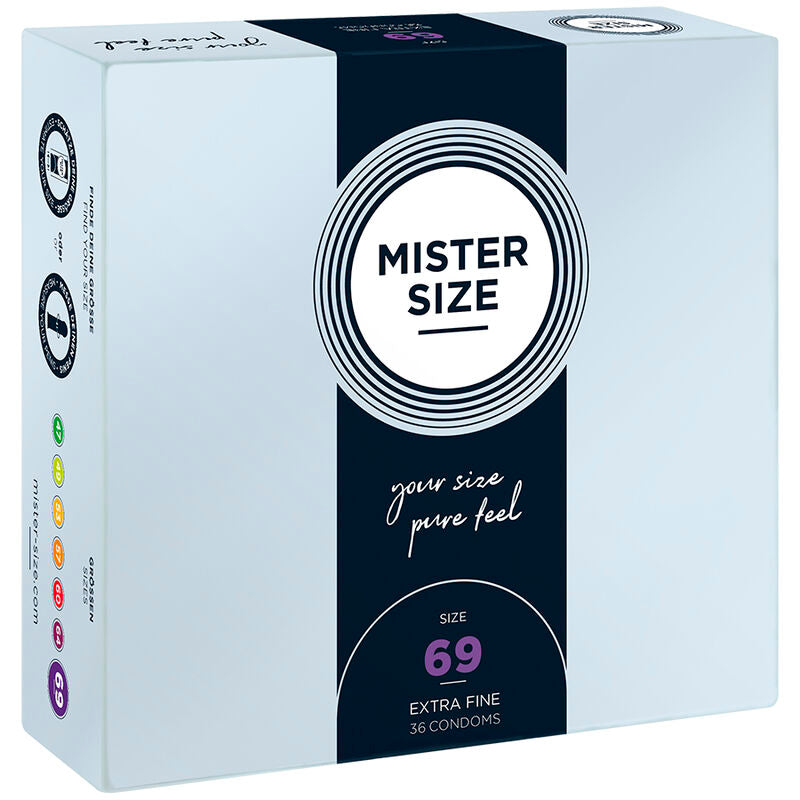 Mister size - préservatifs taille xxxl 69 mm (36 unités)