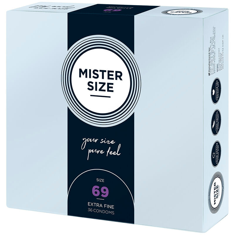 Mister size - préservatifs taille xxxl 69 mm (36 unités)