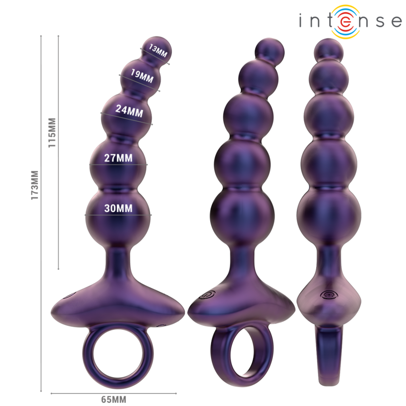 Intense - tito plug anal vibrant modèle 3 télécommande