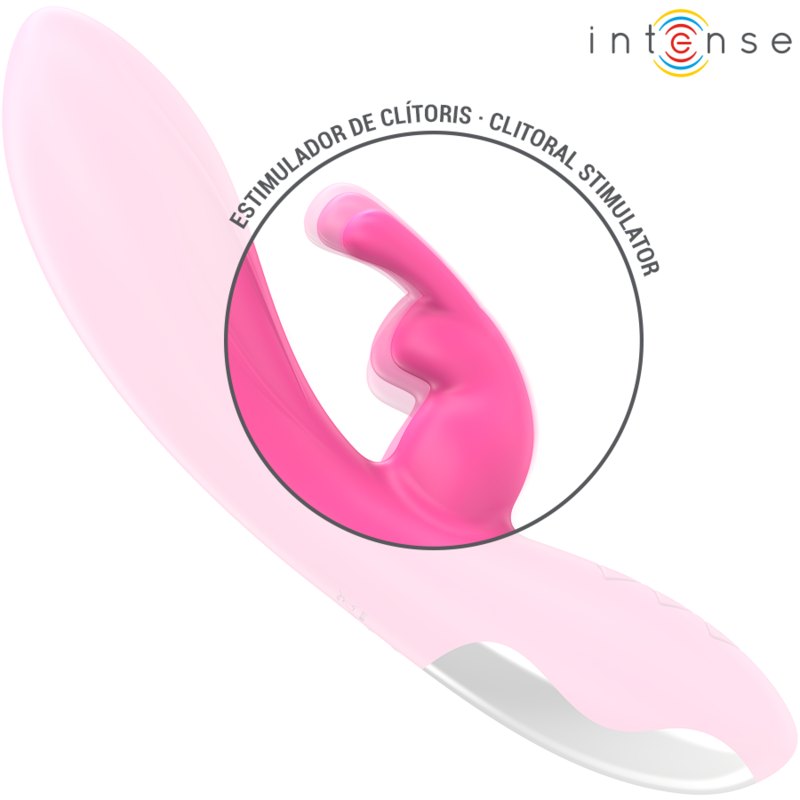 Intense – Vibrateur Rabbit Randall Silicone 10 Vibrations Rose