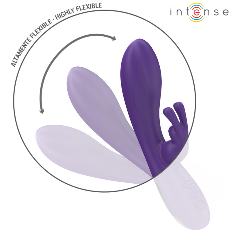 Intense – Vibrateur Rabbit Randall Silicone 10 Vibrations Violet