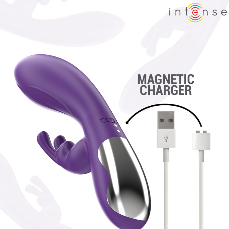 Intense – Vibrateur Rabbit Randall Silicone 10 Vibrations Violet
