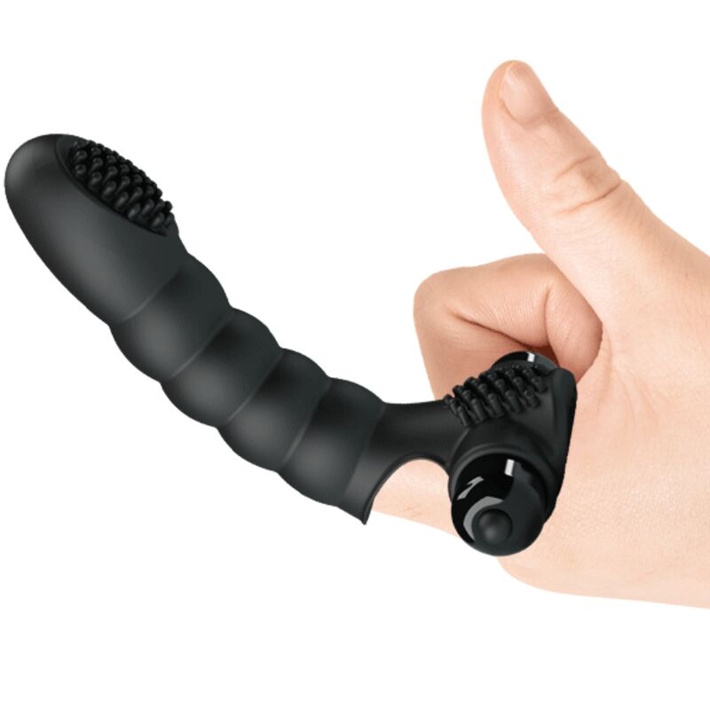 Pretty Love – Doigt Vibrant Alexander 10 Modes de Vibration – Noir