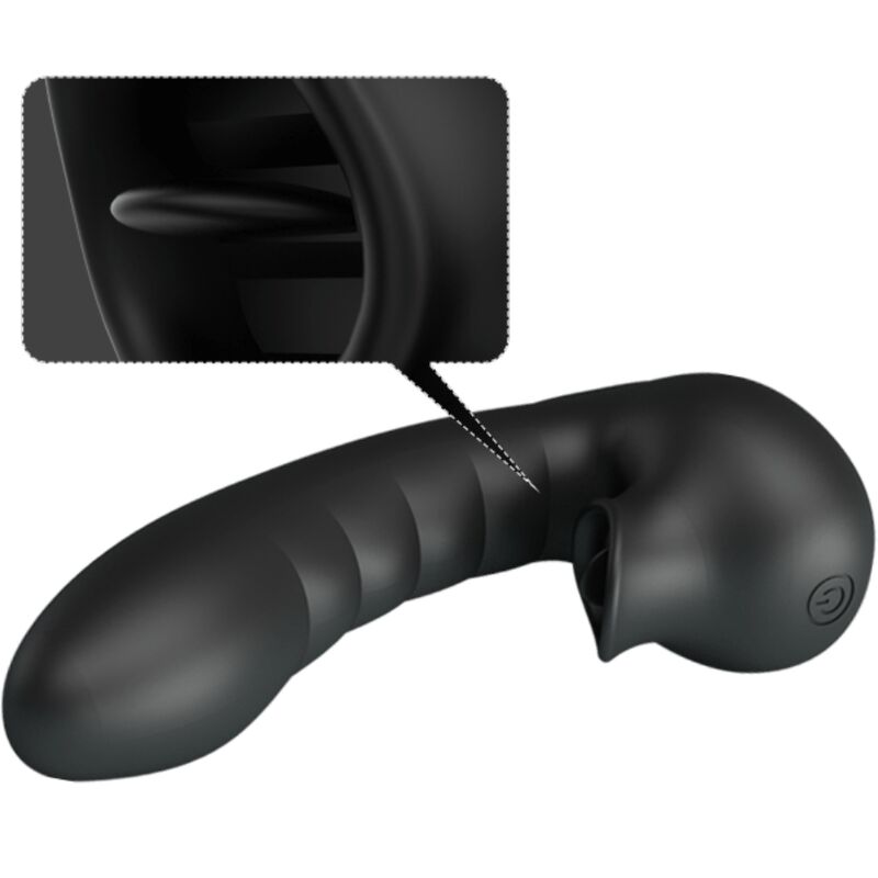 Pretty Love – Stimulateur Doigt Vibrant Hobgoblin 12 Modes de Vibration – Noir