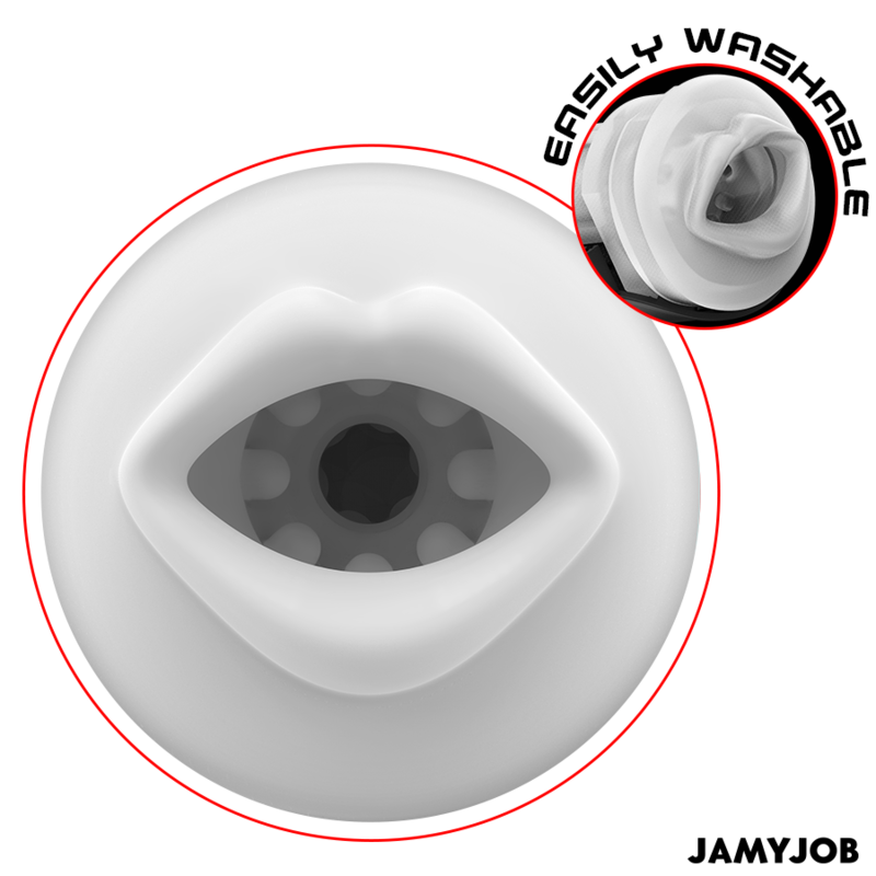 Jamyjob - Simulateur de Féllation Vibrant à Succion Blaze