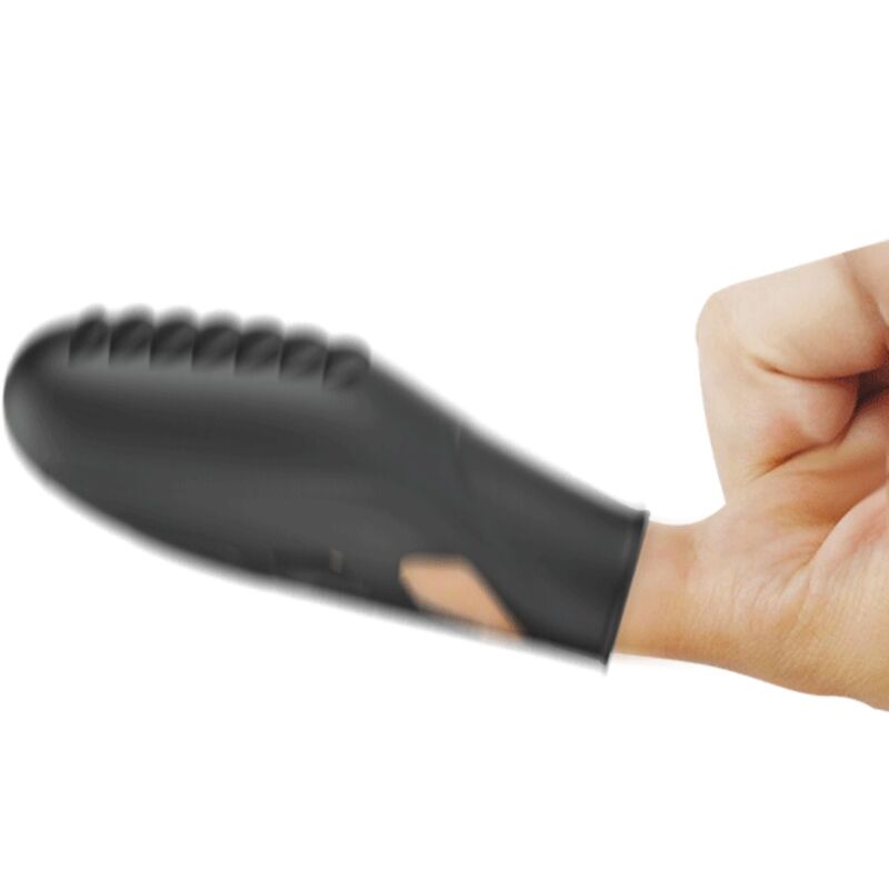 Pretty Love – Doigt Vibrant Gilo en silicone – Noir
