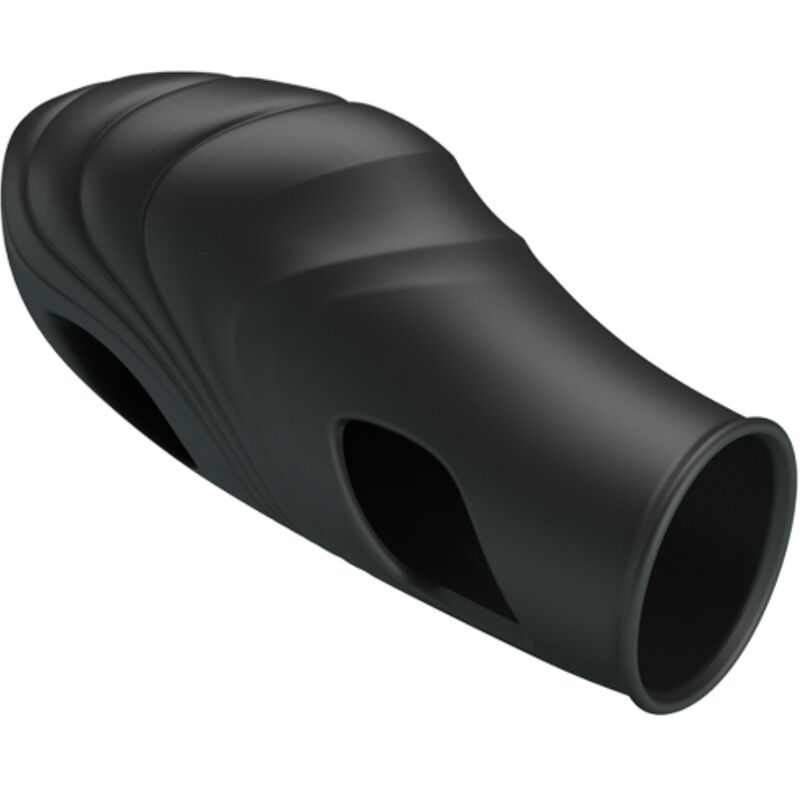 Pretty love - vibrateur de doigt en silicone lich noir