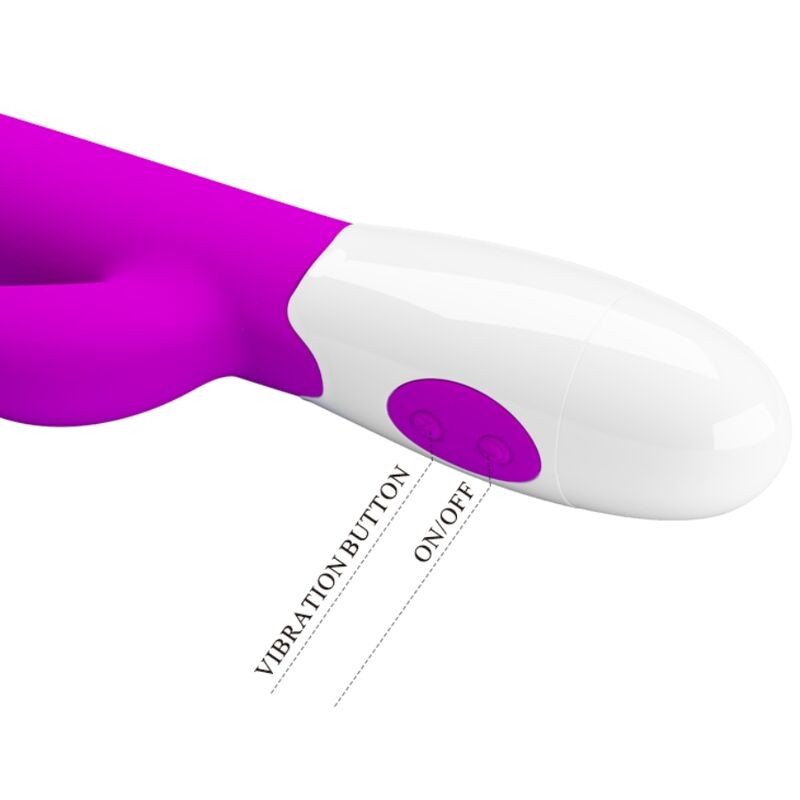 Pretty love - vibrateur centaure lapin 30 modes de vibration violet