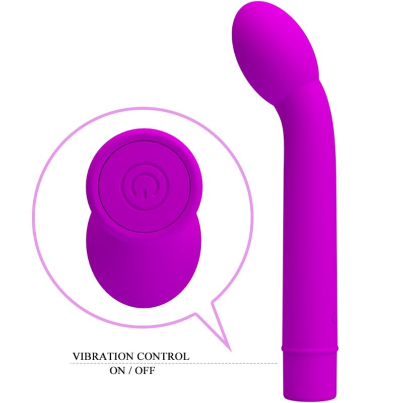 Pretty love - vibrateur point g logan 10 vibrations violet
