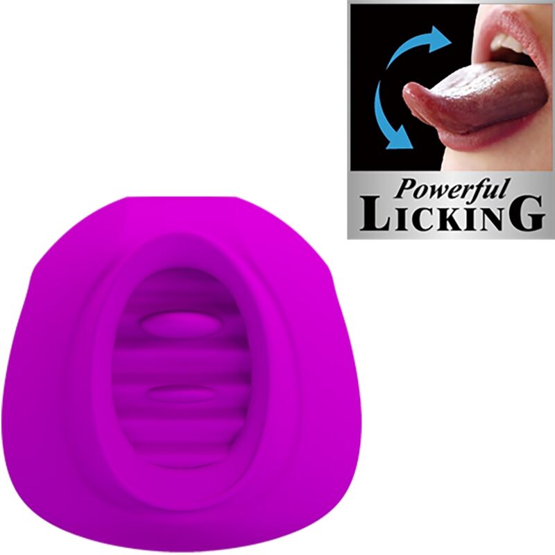 Pretty love - stimulateur de clitoris estelle tongue 12 vibrations violet