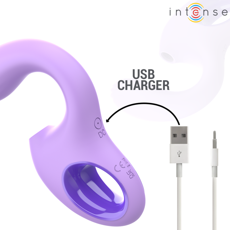 Intense - baxter vibrateur & stimulateur violet