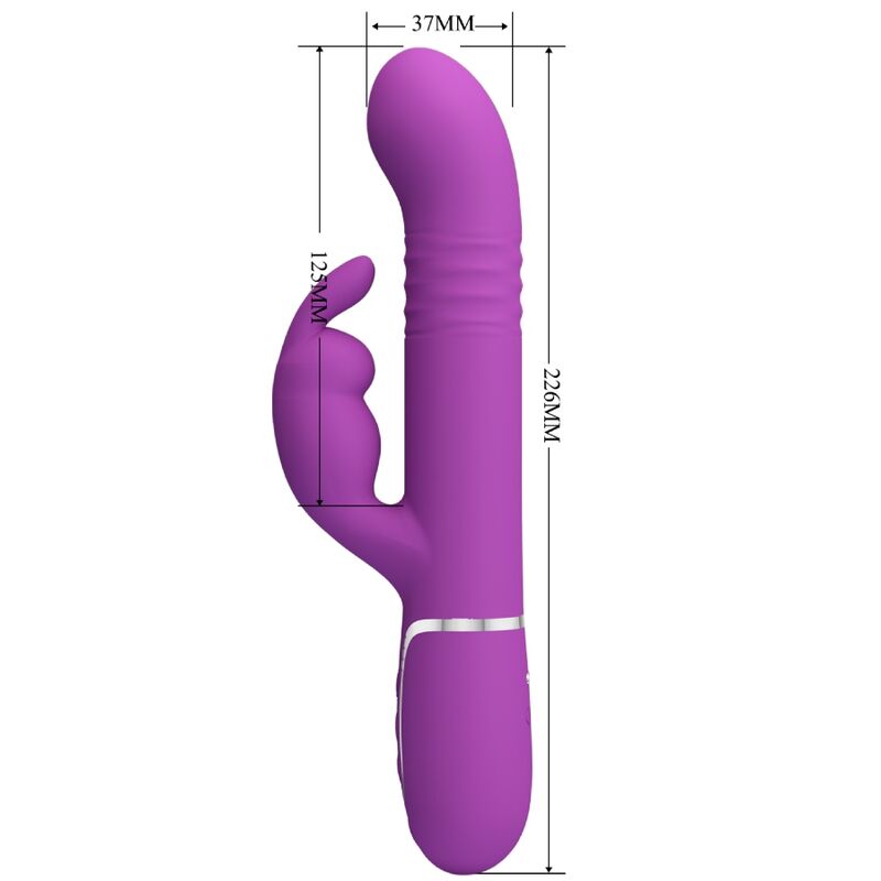 Pretty Love – Stimulateur Rabbit Multifonction 4 en 1 Coale Violet