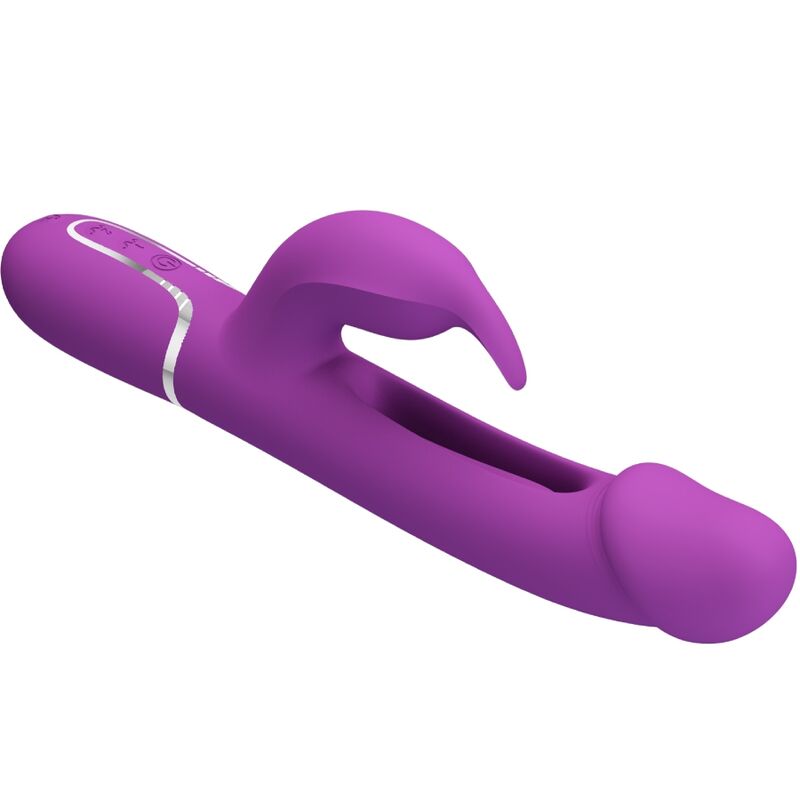 Pretty love - kampas vibrateur lapin multifonction 3 en 1 violet