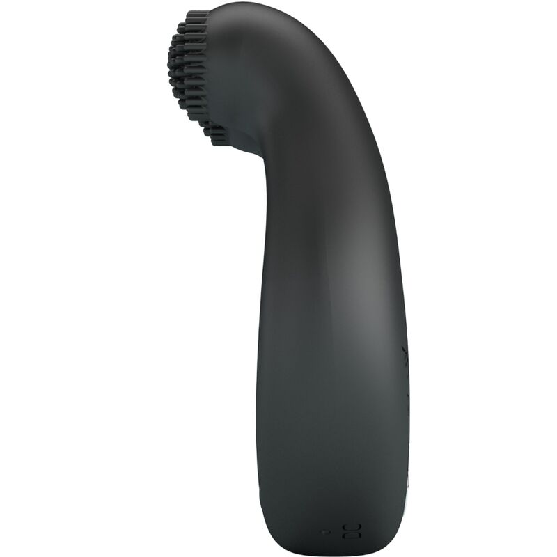 Pretty love - anneau vibrant dahlia + stimulateur de clitoris 12 vibrations noir