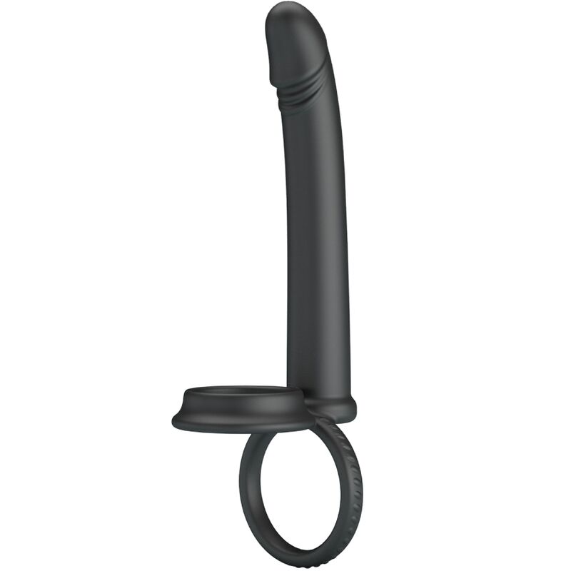 Pretty love - dillion double pénétration double anneau pénal noir