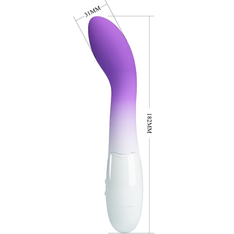 Pretty love - vibrateur point g bishop 30 vibrations violet