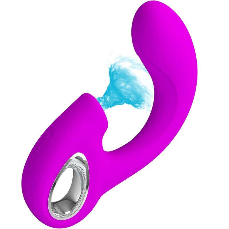 Pretty love - sibel vibrateur point g + stimulateur clitoris sibel 10 vibrations violet