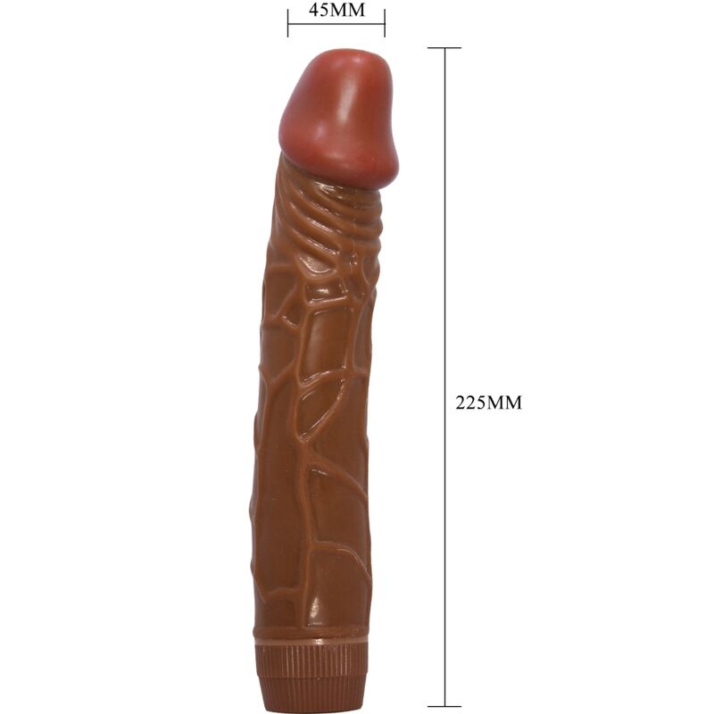 Baile - vibrateur réaliste bob 22,5 cm mulâtre