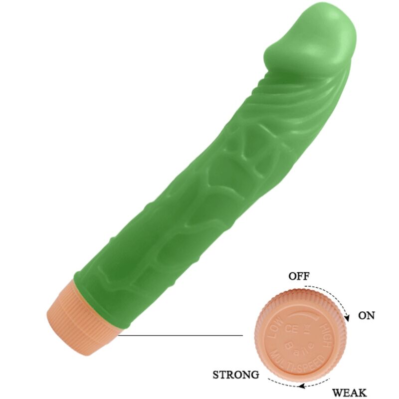 Baile - vibrateur réaliste bill 22,5 cm vert