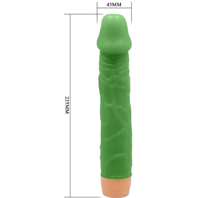 Baile - Vibromasseur Gode Réaliste Vert - 22,5 cm
