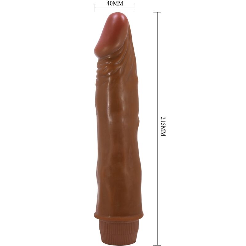Baile - vibrateur réaliste nain 21 cm mulâtre