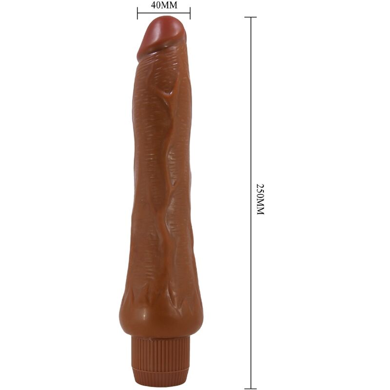 Baile - vibrateur réaliste dryade 25 cm mulâtre