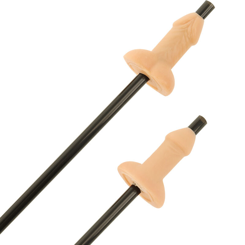 DIABLO PICANTE - SAC DE 10 PAILLES PÉNIS NATURELLES