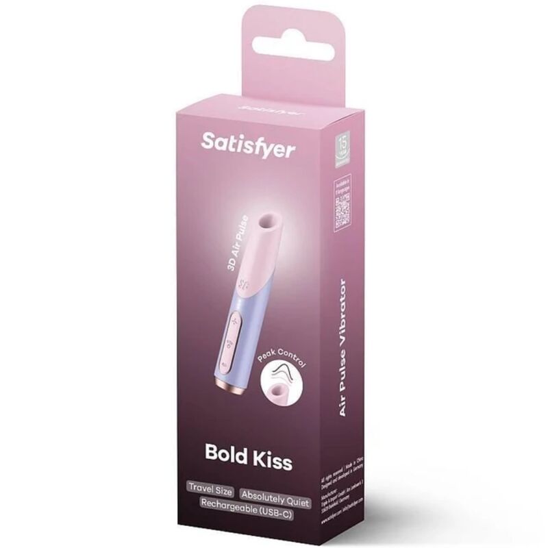 Satisfyer - Stimulateur Clitoridien Rouge à Lèvres Bold kiss
