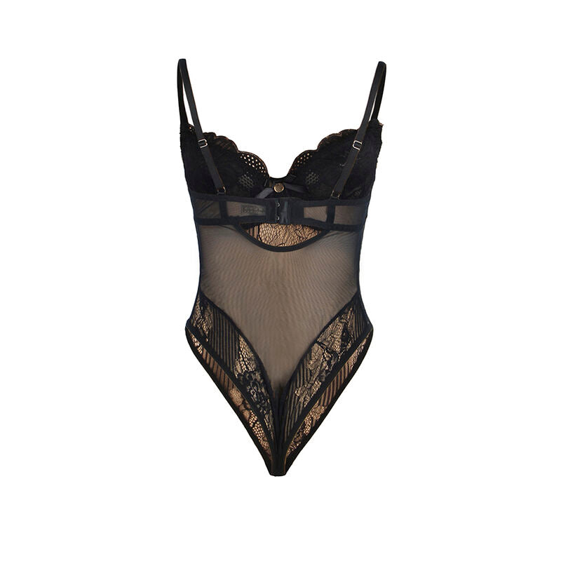 Subblime - 955618 body en dentelle avec fermeture en bas noir s/m